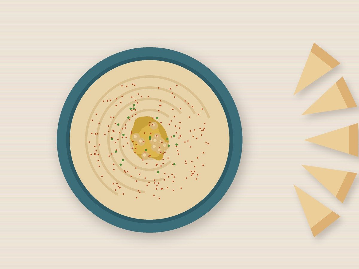 Zelfgemaakte hummus